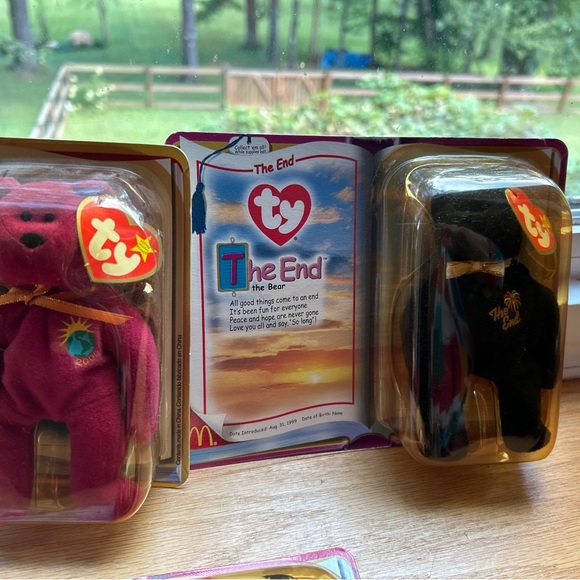 1999 TY BEANIE BABIES Set Of 7 Mixed Bears McDonald House And McDonald’s In Pkg - Picture 7 of 16